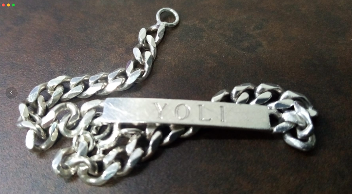 ENCONTRADA PULSERA DE PLATA