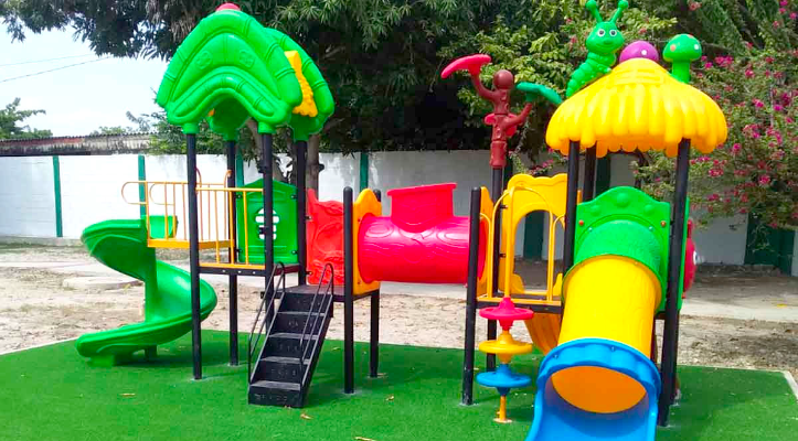 Reunión para decidir los juegos infantiles