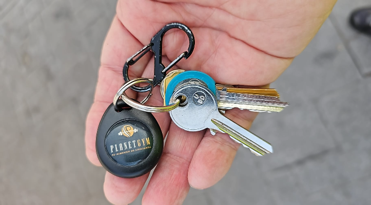 Llaves encontradas en la puerta 1