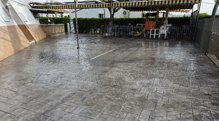 Cierre de la terraza del club social los días 2 y 3