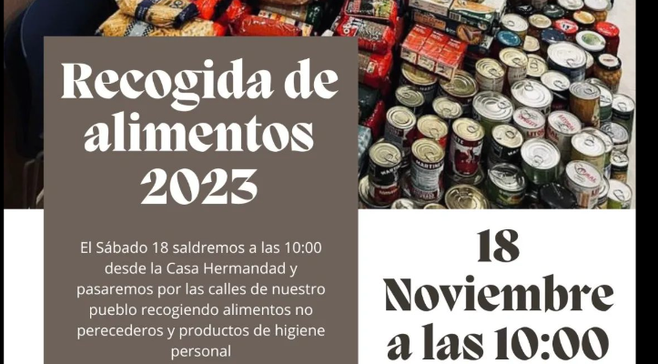 Recogida de alimentos de la Hermandad del Rocío de Tomares