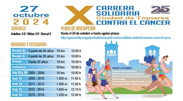 X Carrera Popular Solidaria “Ciudad de Tomares”