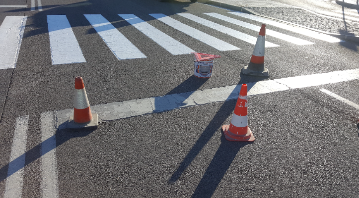 SEÑALIZACION HORIZONTAL AVENIDA DEL ALJARAFE